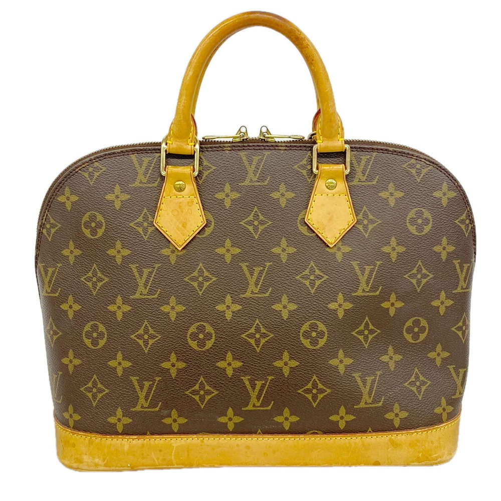 Louis Vuitton Alma Monogram Handbag M51130 Brown Women's